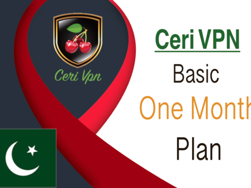 CeriVPN-Basic Plan-One Month with Pakistan IP